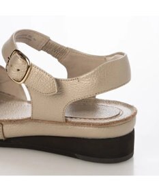 ing <ing>【WEB限定】【サスティナブル】ウエッジヒールレザーサンダル