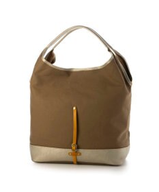 UNBILLION ペルケ perche / 姫路レザー×パラフィンキャンバス2wayトートL