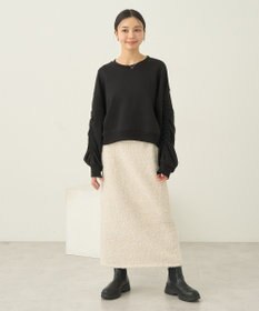 earth music&ecology ラメニットナロースカート