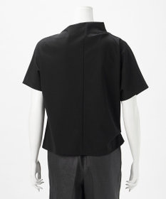 23区 L 【エステータ】トリアセファインジャージー アシンメトリーハイネック カットソー