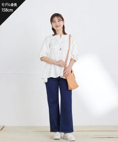 Tiaclasse L 花柄プリントカットソーチュニック