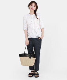 TOCCA 【A4サイズ対応】COLOR of AUBE BASKET かごバッグ