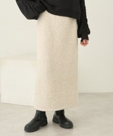 earth music&ecology ラメニットナロースカート