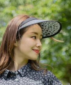 FILA GOLF／marie claire 【marie claire SPORT】花柄UVクリップサンバイザー