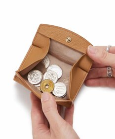 TOPKAPI 【TOPKAPI】gemdrops ジェムドロップ ミニエンボスレザー 天然石 三つ折り 財布