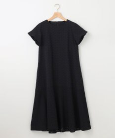 組曲 L エンブロイダリーレースフレアスリーブ ワンピース