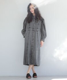 Green Parks ■ＥＳＣＡＲ　ボリュームスリーブデニムワンピース