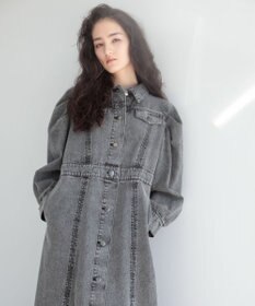 Green Parks ■ＥＳＣＡＲ　ボリュームスリーブデニムワンピース