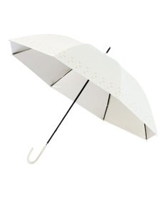 MOONBAT estaa 晴雨兼用 長傘 リボンプリント 日傘 遮光 遮熱 UV