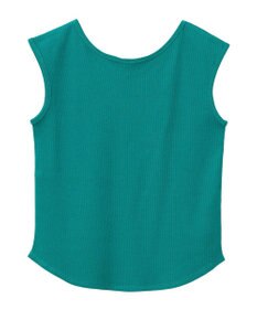 earth music&ecology 前後２ｗａｙステッチリブタンクトップ