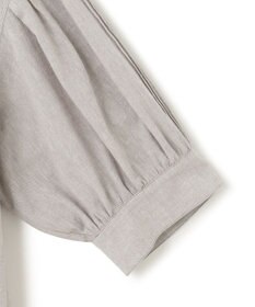 23区 S 【SLOW/洗える】リネンコットン シャツワンピース