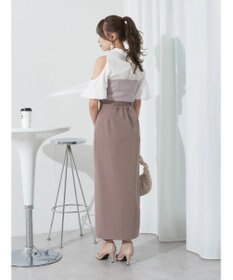 earth music&ecology オープンショルダードッキングプルオーバー