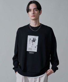 WEGO 【２点セット】アクセ付きフォトグラフィックプルオーバー