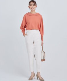 組曲 【WEB限定カラーあり】ウールライクストレッチ イージーパンツ