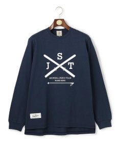 J.PRESS MEN 【NYUZELESS】SKI プリント ロングスリーブ Tシャツ