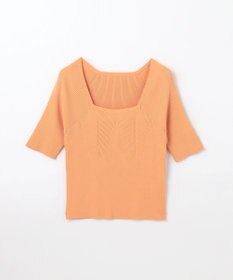 GRACE CONTINENTAL ハーフスリーブニットトップ