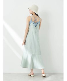 earth music&ecology チェックマーメイドキャミワンピース