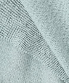 Feroux リボンパール七分袖 カーディガン