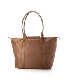 UNBILLION ペルケ perche / ナイロン×牛革かぶせジェムストーントートバッグ