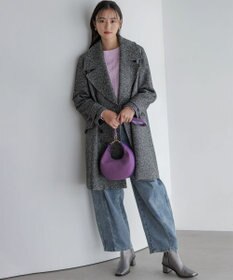 組曲 L 【加藤ローサさん着用】ライトデニムカーブパンツ