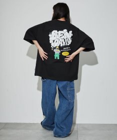 WEGO 【ユニセックス着用ITEM/綿100％/SMLサイズ】別注ベンデイビスプランプロゴT