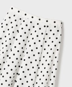 GRACE CONTINENTAL ドットフロッキータックスカート