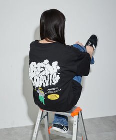 WEGO 【ユニセックス着用ITEM/綿100％/SMLサイズ】別注ベンデイビスプランプロゴT