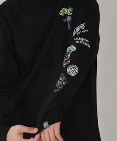 WEGO 【ユニセックス着用ITEM】別注VISIONグラフィックスリーブプリントT（LS）