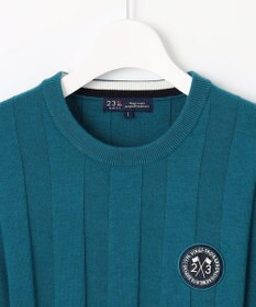 23区GOLF 【WOMEN】【WEB&一部店舗限定】ワイドリブ カラーニット