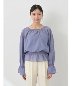 earth music&ecology シャーリングシアーブラウス