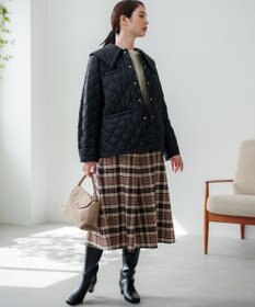 組曲 【洗える・中綿】2WAYキルト コート