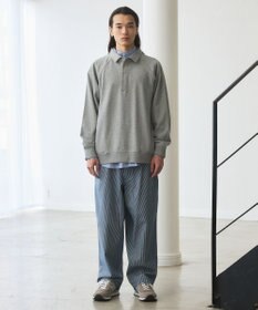 J.PRESS YORK STREET 【UNISEX】ラガータイプラグラン 裏毛トレーナー