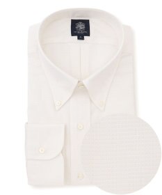 J.PRESS MEN 【KING SIZE】【PREMIUM PLEATS / 形態安定】ピンヘッド ドレスシャツ / B.D.