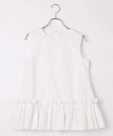 #Newans タックフリルヘムシャツ