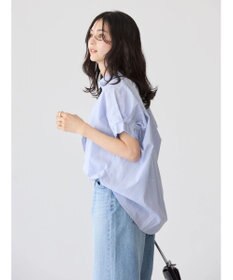 AMERICAN HOLIC ＵＶカット袖タックフレンチスリーブシャツ