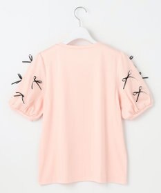 Feroux 【洗える】ランダムリボン カットソー