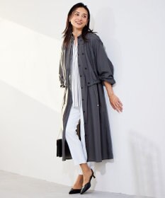 自由区 【UVケア・接触冷感・洗える】3WAYシアー コート