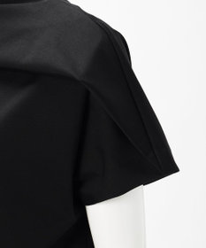 23区 L 【エステータ】トリアセファインジャージー アシンメトリーハイネック カットソー