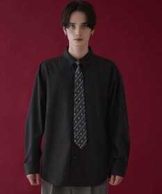 WEGO タイ付きシャツ(LS)