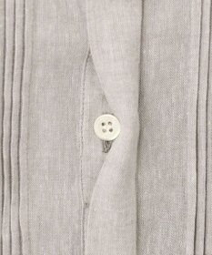 23区 S 【SLOW/洗える】リネンコットン シャツワンピース