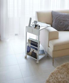 tower サイドテーブルワゴン タワー ホワイト