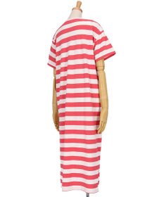 WACOAL PEANUTS ネグリジェ 4分袖 ワンピース 綿100%(本体) スヌーピー レディース FNT166 /ワコール