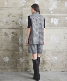 GRACE CONTINENTAL 千鳥ライトウールジレ