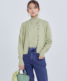 組曲 L 【6色展開・UVケア】クルーネックモダンカーディガン