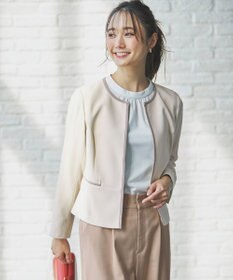 ANY SIS L 【洗える】バイカラードビー ジャケット