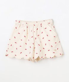 ANY KIDS 【洗濯機可能】スカラップショートパンツ