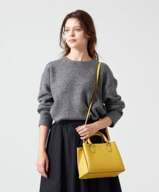 LA BAGAGERIE 【MONICA】スクエア2WAYハンドバッグ