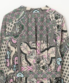 GRACE CONTINENTAL カフタンプリントロングワンピース