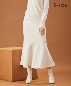 BEIGE， 【S-size】WILLOW / ニットスカート