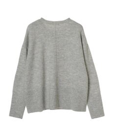 Green Parks ｆｕｗａっとメランジ袖リブ長めニットプルオーバー